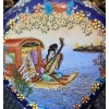 Image 2 : Hand Painted Satsuma Style Cobalt Gilt Japanese Porcelain Vase