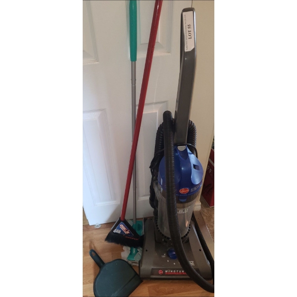 Hoover Wind Tunnel Upright Vacuum Cleaner, 2 Brooms, Swiffer Floor Duster