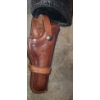Image 3 : Leather Rifle Holster 65 8 W, 32 T, Smaller Holster 9 W, 17 T w/ Designs, Knife Sheath 4 W, 8.5 T