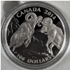 Image 1 : 2014 $100 for $100 Rocky Mountain Bighorn Sheep - 99.9% Fine Silver Coin - #2