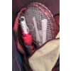 Image 3 : Top Flite Golf Clubs Set With Bag, Pull Cart, Badminton Racket & Accessories