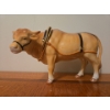 Image 1 : Royal Doulton 'Holiday Traditions' Nativity Bull Figurine w/  22k Gold Coating - 8W, 5T 