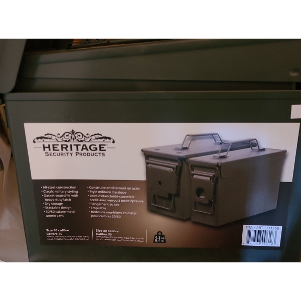 Heritage Steel Dry Storage Security Boxes