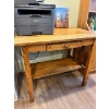 Image 2 : Small Oak Antique Desk or small kitchen table 34w 23 D 28H 
