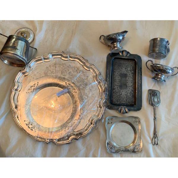 Assorted Pewter Dinnerware -Viking Plate Benedict Quad Plate & more