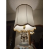 Image 4 : Large Decor Lamp - Ceramic Floral Design - 36T Large