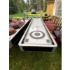 Image 1 : Cool Curling Shuffle Board With All Accessories Black Wood Legs W25" L 122" H 33" Like New 