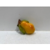 Image 1 : Chalk Fruit, Yellow Pear with Two Leaves and a Stem H