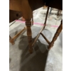Image 5 : Antique Georegian Oak Gateleg Dining Table with 2 10inch leaves 24Wx40Dx29H