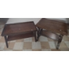 Image 1 : Side Table w/ Shelf 17 W, 30 D, 17 T  and End Table w/ Scroll Design Legs 18 W, 26 D, 22 T