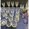 Image 7 : Large Collection of Crystal Stemware, Pitcher, Vases and more