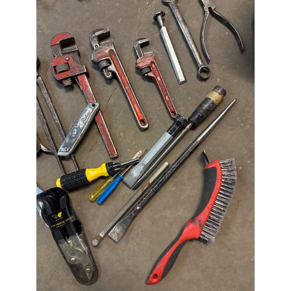 Hand Tools Including Wrenches, Pliers, and Cutting Tools