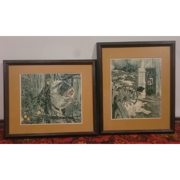 'January Snow' & 'April Daffodils' by Carolyn Blish Prints - 16W, 19T Each 