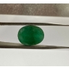 Image 1 : 5.00ct Oval Cut Natural Emerald, Measuring 13.85x10.67x5.92mm