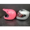 Image 2 : NEW FULMER MX Helmets - PHX Stealth Grey Size XL & PHX Helium 2 Pink Size M