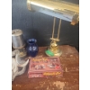 Image 2 : Brass Bankers Style Lamp w/ Adj. Arm 5.5" Base, 12 T (Arm Level), Wolf FC2 Lamp 8.5 T and More!
