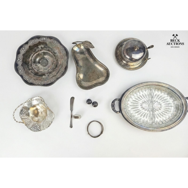 Lovely Gathering of SilverPlated Serving Ware