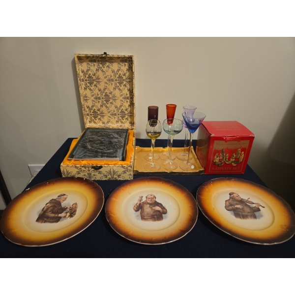 Religious Collection - Nativity Set, Decorative Plates, Plaque & More 