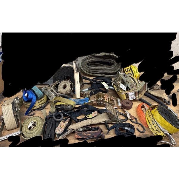 Collection Of Various Ratchet Straps  (Large & Small)
