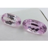 Image 1 : 29.19 ct Certified Pink Kunzite gemstone Pair ($14,450 Appraisal)