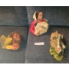 Image 1 : 3 Hand Painted Wall Plaques with Nature and Portrait Themes