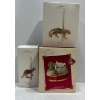 Image 1 : Polar Coaster, Wild Tiger Carousel Ride, Happy Kangaroo Carousel Ride Hallmark Ornaments