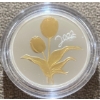 Image 2 : 2002 Golden Tulip 50 Cent Coin 92.5% Silver 9.3 Grams