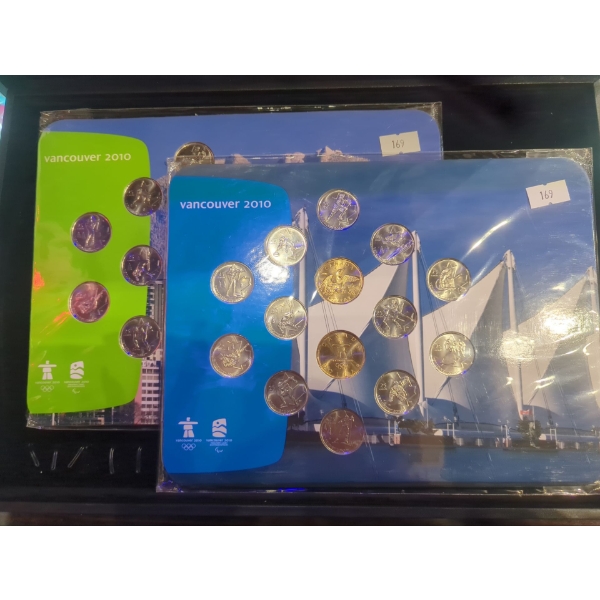 X2 RCM 2010 Vancouver Olympic and Paralympic Winter Games Coin Collection