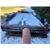 Image 6 : Rainbow flat deck trailer in great condition with ramps tires still in good shape