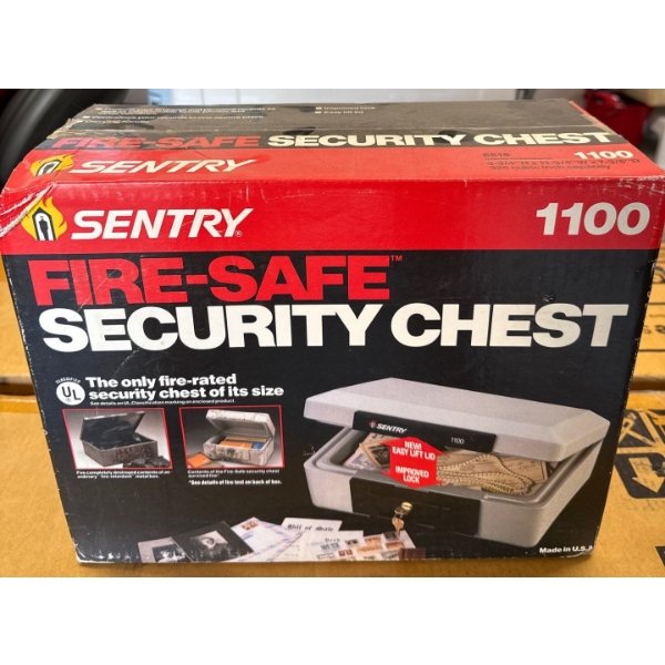 NEW SENTRY FIRESAFE - SECURITY CHEST 1100