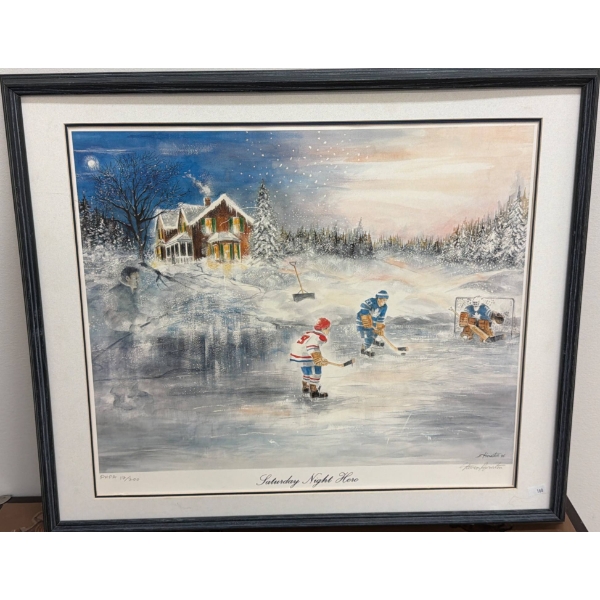 Limited Edition Print "Saturday Night Hero" by Steven Houston, 25" x 21"