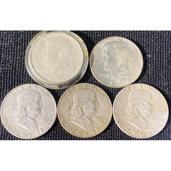 1960's American Silver Half Dollars