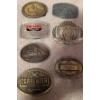 Image 1 : Seven Themed Belt Buckles in Metal Finish