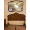 Image 1 : Headboard and Mirror. Headboard 36H x 58W, Mirror 33H x 50W