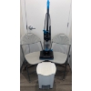Image 1 : Bissell Power Force Compact Upright Vacuum w/Cannister + Two Folding Chairs and Trash Can