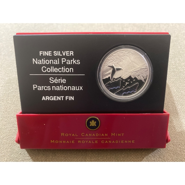 2005 Canada $20 Fine Silver Coin - National Parks Collection, Royal Canadian Mint
