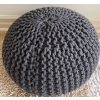 Image 3 : Bathroom Essentials w/Laundry Hamper & Crochet Poof Ottoman 17" tall