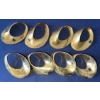 Image 2 : Brass Table Accents - Napkin Rings Salt & Pepper Shakers Candlestick Holder & More