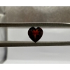 Image 2 : 5 Heart Cut Natural Mandarain Spessartite Garnets, Totaling 4.24ct, Measuring 5.9x5.9x3.38mm