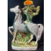 Image 2 : Staffordshire Zebra & Snake Spill Vases