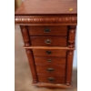 Image 1 : Jewelry Box Storage Cabinet 16 W, 10 D, 30 T (Needs Repair to Top Lid/ Reattach- as Shown) 