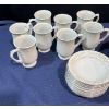 Image 3 : Crown Victoria Carolyn Tea Set, 8 Full Place Settings with Extras
