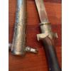 Image 3 : Rare Antique Moroccan Touareg Metal Dagger w/ Intricately Detailed Case - 17" Long