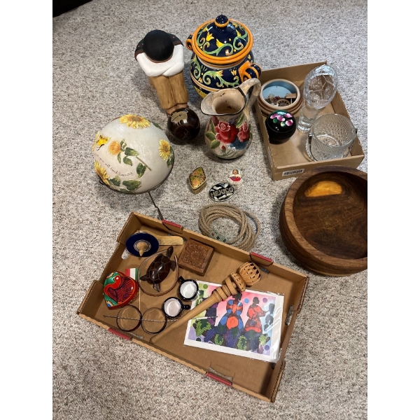 Several Mexican Collectables With 925 Silver Belt Buckle 