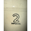 Image 4 :  2 Imperial Gallon Stoneware Crock By Medalta Potteries in Medicine Hat, Alta