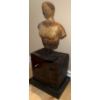 Image 2 : Wooden Bust Of Human Torso - Art - Brutalist Style 24T