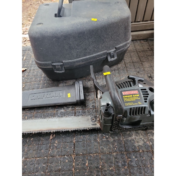 CRAFTSMAN - Heavy Duty Chainsaw w/ Hard Travel Case & Sheath Mo.944-415430