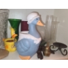 Image 7 : Assorted Flower Vases, Glass Jar, Ceramic Goose 9.5 T and More!