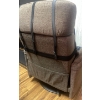 Image 3 : Upholstered Lounger Microfiber Plush Comfortable as A Cloud 26x37x49 w/ Electric Massager
