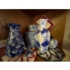 Image 8 : collection of white and blue Asian inspired ceramics and pottery